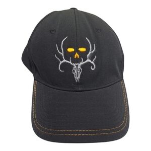Black Embroidered Cap
